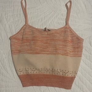 BCBG thin strap crop tank top